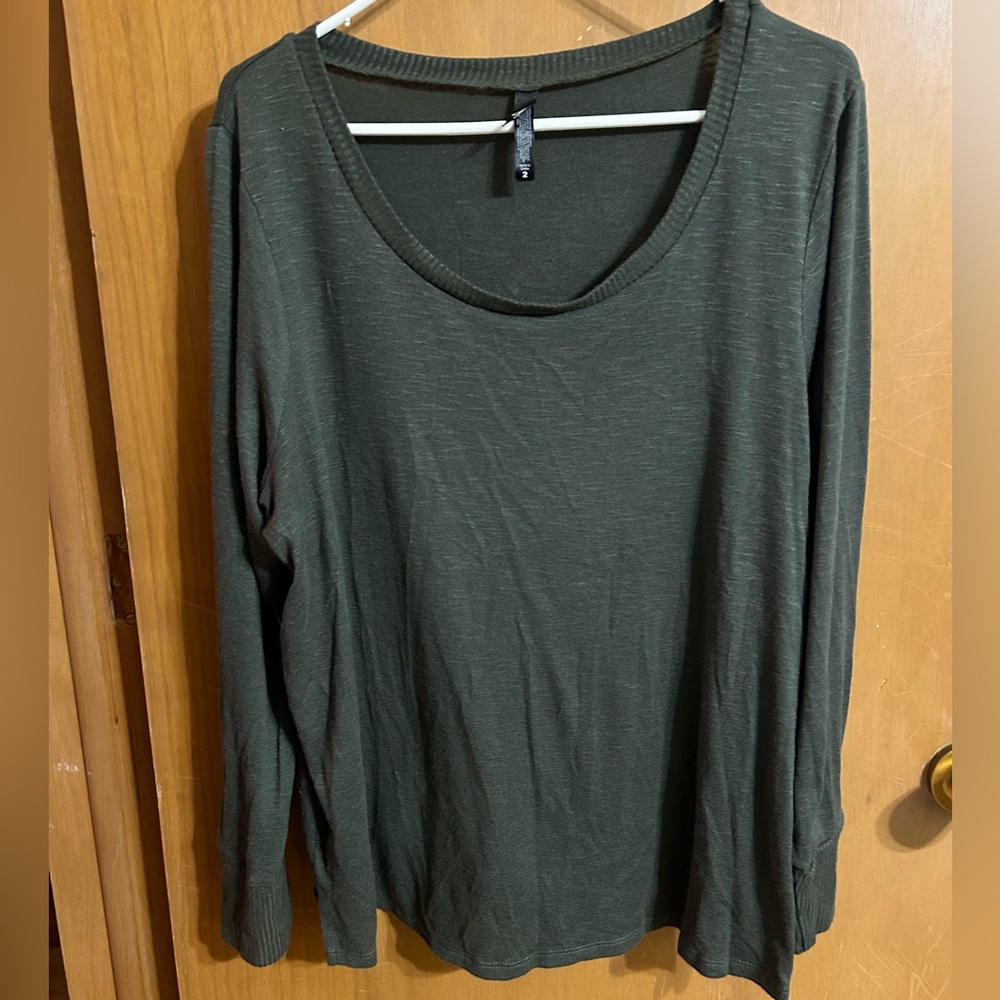 Torrid Sleep Olive Green Night Shirt Size 2 (18/20W‎ or 2X)